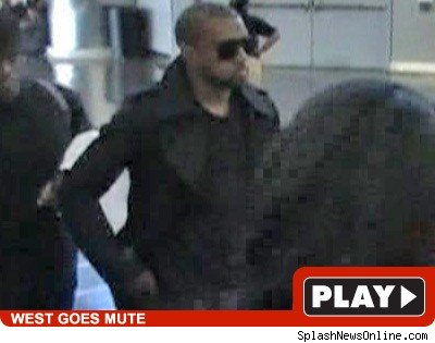 Kanye West Finally Shuts His Trap Kanye West: Click to watch