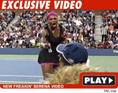 Serena Williams -- Face of Anger Serena Williams