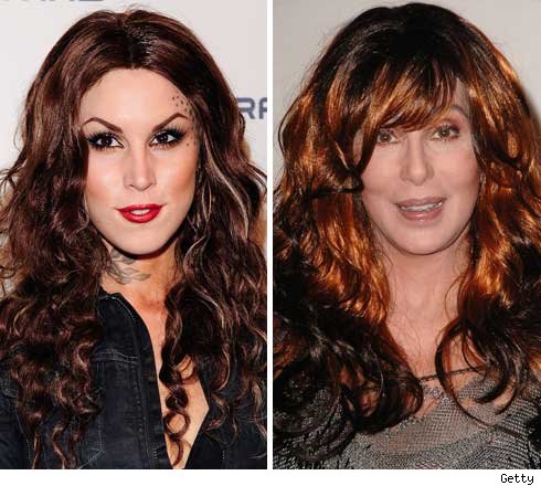 Kat Von D Turns Back Time Kat Von D and Cher