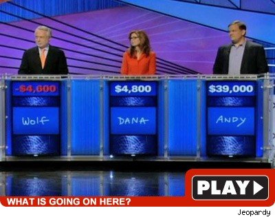 wolf blitzer jeopardy. Wolf Blitzer -- one of the