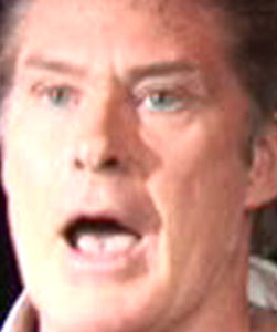 Hasselhoff Fell Off the Wagon at Simon's Party David Hasselhoff