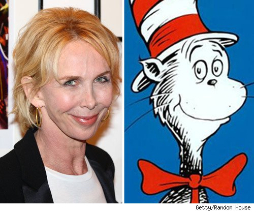Trudie Styler and The Cat in the Hat