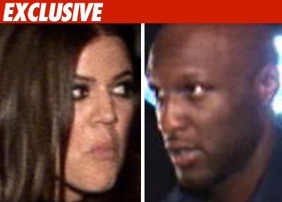 Khloe First To Blink in Prenup Negotiation Khole Kasdashian and Lamar Odom