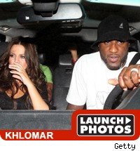 Khole Kardashian and Lamar Odom