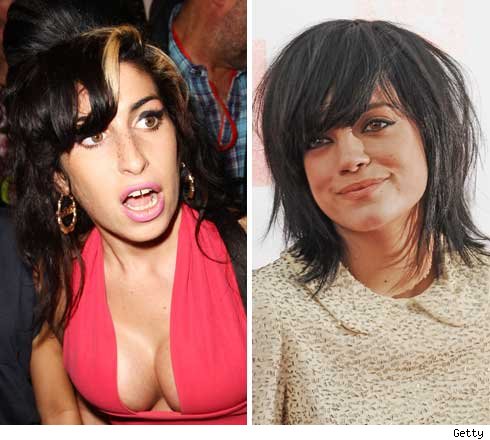 Amy Winehouse and Lily Allen