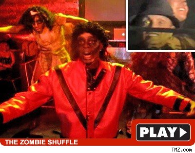 Joe Jackson's Close Encounter with Zombie MJ Thriller: Click to watch