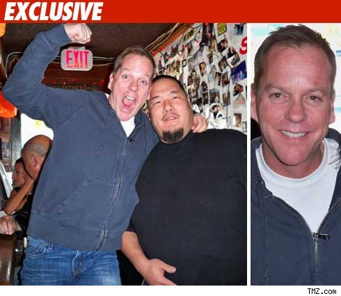 Kiefer Sutherland's $700 Morning Bar Tab Kiefer Sutherland