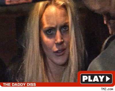 Lohan Burns Dad -- He's the Fame Whore Lindsay Lohan: Click to watch