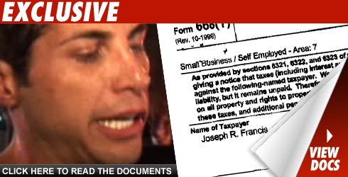 Joe Francis -- Record-Breaking Tax Debtor Joe Francis