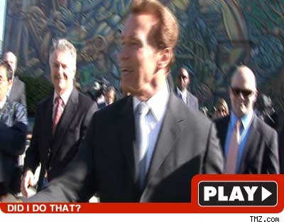 Arnold: The Governator Makes Mistakes Too Arnold Schwarzenegger