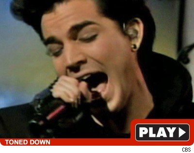 Adam Lambert Keeps His Tongue in His Mouth Adam Lambert: Click to watch