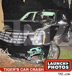 Tiger Woods Car Crash Pics