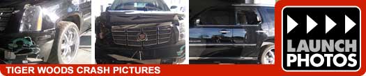 Tiger Woods Crash Photos