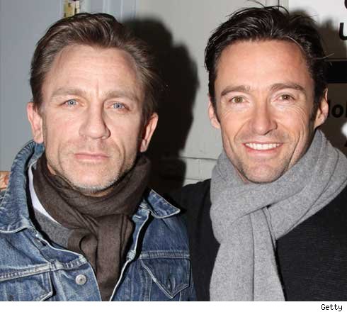 Daniel Craig and Hugh Jackman