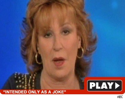 Joy's 'View' Apology -- Fingers Crossed Joy Behar: Click to watch