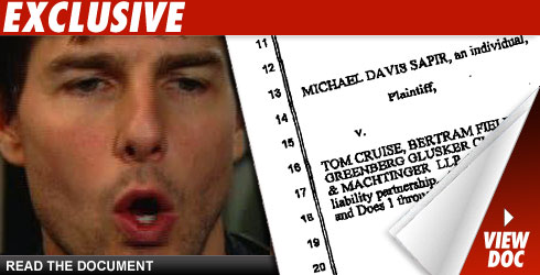 Tom Cruise Sued for Allegedly Spying Tom Cruise