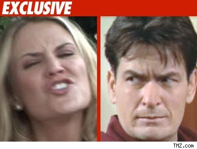 Mueller Claimed Sheen Threatened Her with Knife brooke mueller and charlie sheen