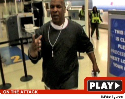 Mike Tyson LAX Fight Video -- 'I Will Kill You' Mike Tyson: Click to watch