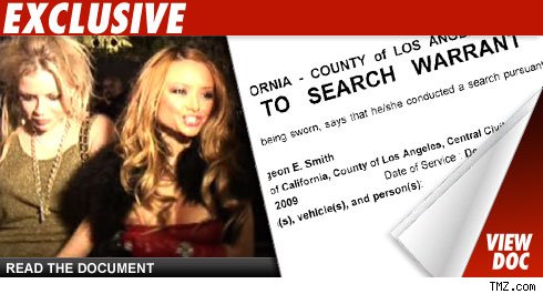 Casey Johnson, Tila Tequila Search Warrants Casey Johnson, Tila Tequila