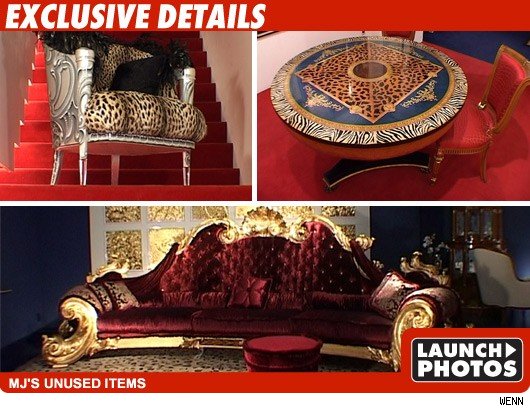 Michael Jackson's furniture photos