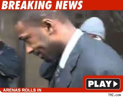 Arenas Arrives to Face Music in Gun Case Gilbert Arenas: Click to watch