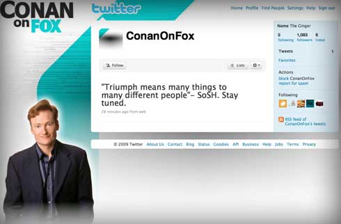 Fox Registers Conan O'Brien Website - Maybe Fox Registers Conan O'Brien Website - Maybe