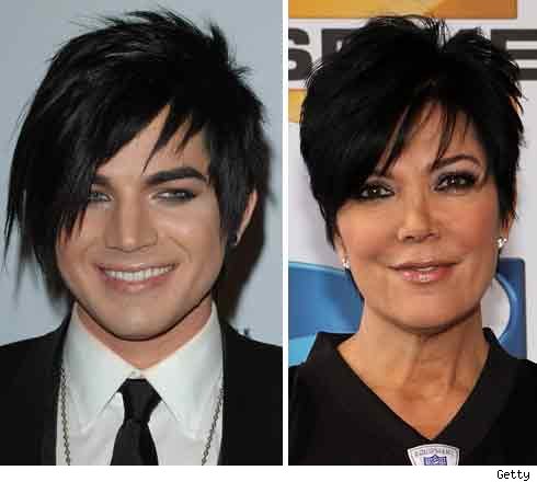 kris kardashian hairstyle pictures. Adam and Kris