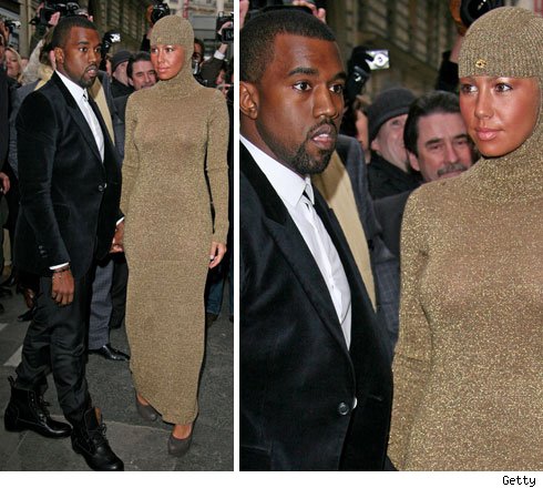Amber Rose and Kanye West