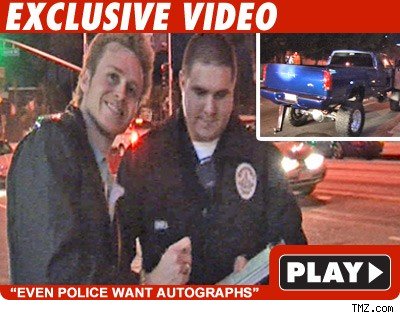 Spencer Pratt Busted for Mud Flaps Spencer Pratt: Click to watch
