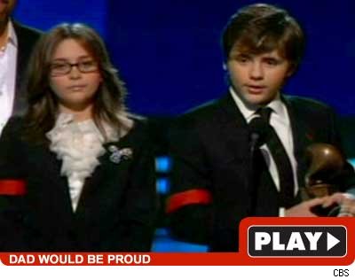 Michael Jackson's Kids Accept Grammy Paris and Prince Jackson