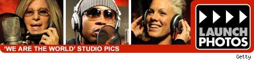'we are the world' celebrities 'we are the world' celebrities