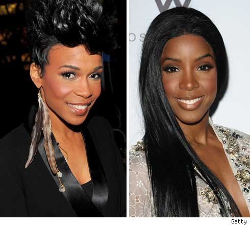 Michelle Williams and Kelly Rowland