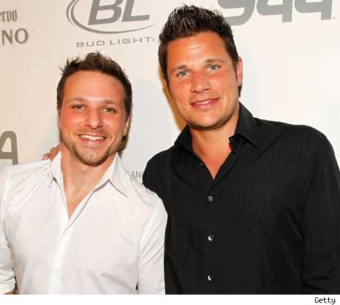 Drew and Nick Lachey