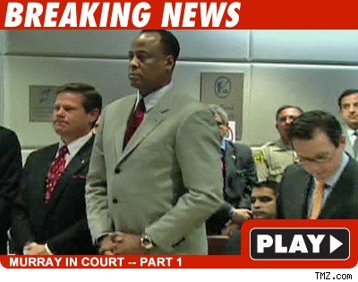 Michael Jackson Case - Conrad Murray Arraigned Dr. Conrad Murray: Click to watch