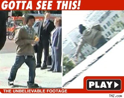 TMZ Gets Jacked -- Camera Thief Busted on Tape Stolen camera: Click to watch