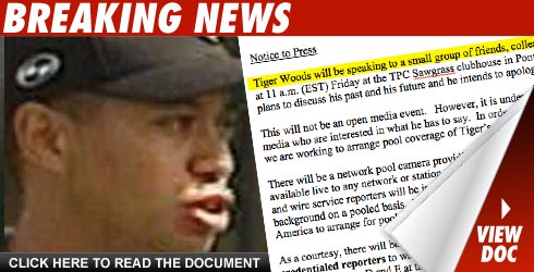Tiger Woods To Break Silence At PGA Tiger Woods