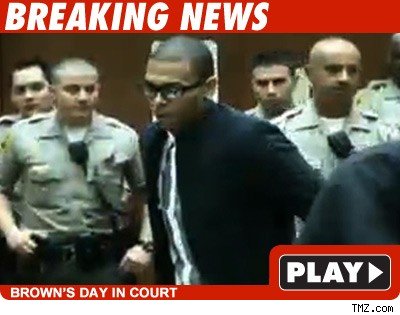 Chris Brown Dresses Down for Court Chris Brown: Click to watch