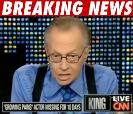 Andrew Koenig's Parents Bail on Larry King Larry King