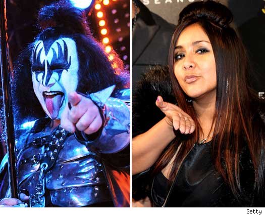 Gene Simmons Started the Poof? Gene Simmons and Snooki