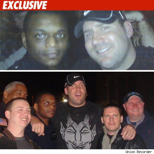 Ben Roethlisberger with cops Ben Roethlisberger with cops