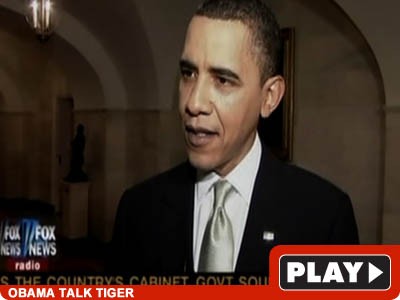 Barak Obama and Tiger Woods Barak Obama and Tiger Woods: Click to View!