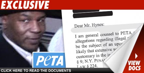 Mike Tyson PETA's Miky Tyson Letter: Click to View!