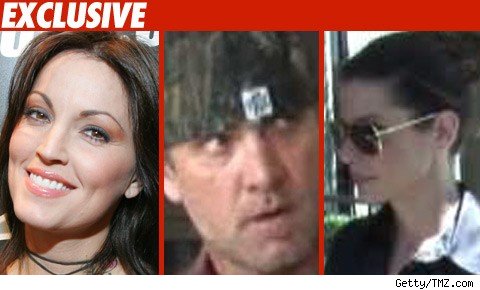 Janine Lindemulder, Jesse James, Sandra Bullock Janine Lindemulder, Jesse James, Sandra Bullock