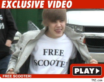 bieber my balls shirt. Justin Bieber led a one man