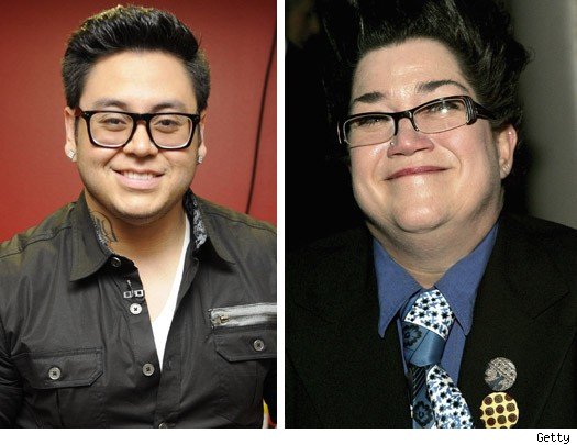 Andrew Garcia and Lea Delaria