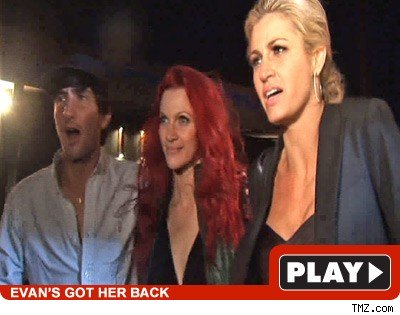 Evan Lysacek & Erin Andrews: Click to watch