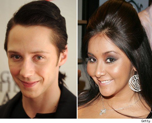 Johnny Weir and Snooki Johnny Weir and Snooki