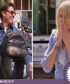 Cameron Diaz & Tom Cruise Get Physical