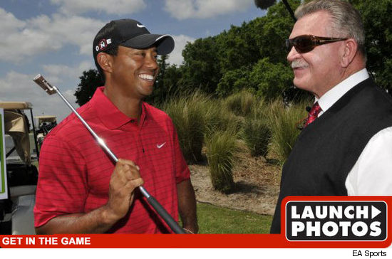 Tiger Woods & Mike Ditka Tiger Woods & Mike Ditka