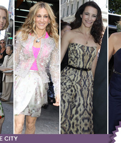 'Sex and the City 2' Cast -- Sidewalk Runway!